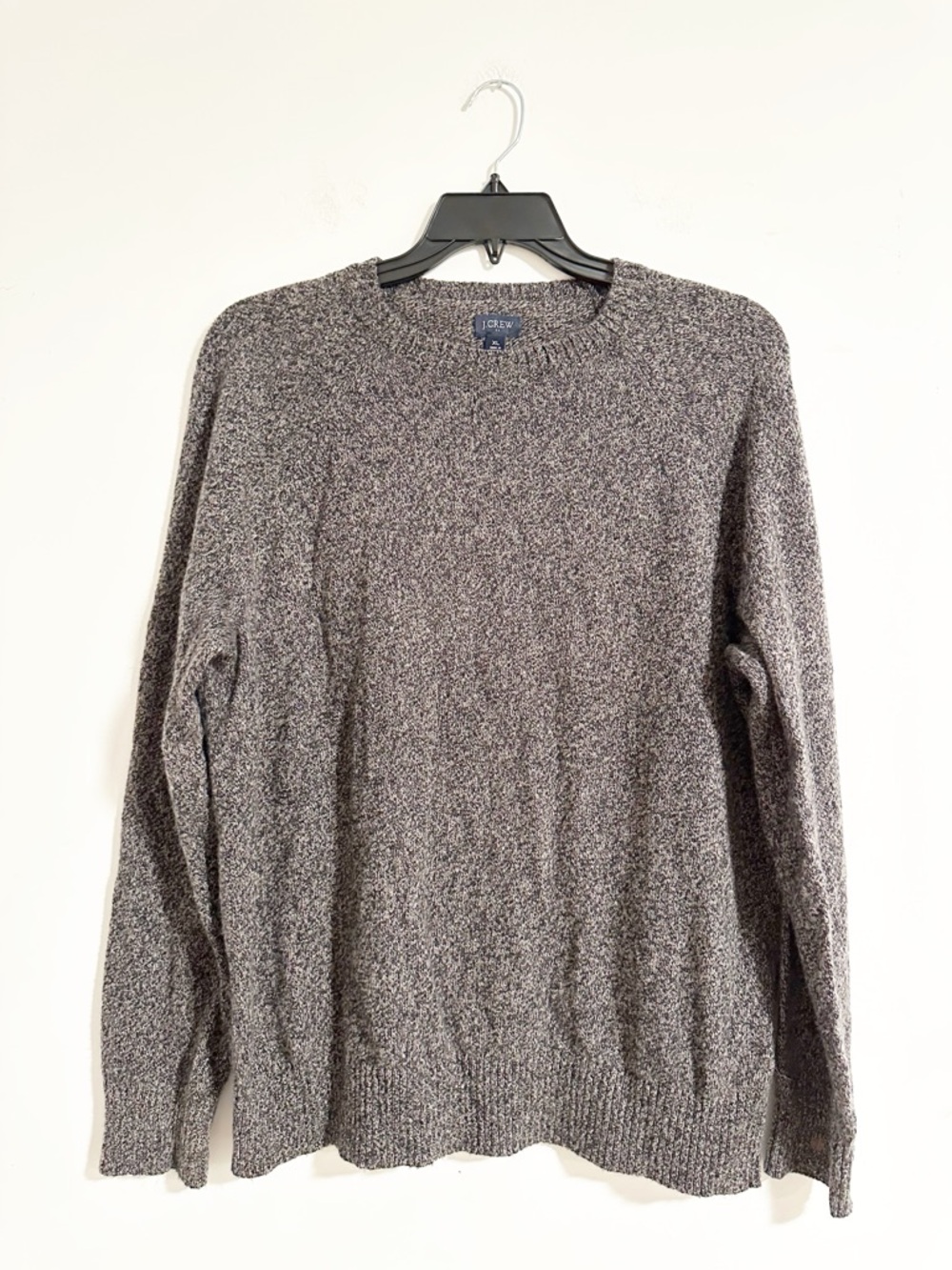 J.Crew Men’s Supersoft Lambswool Blend Crewneck Sweater Heather Gray XL